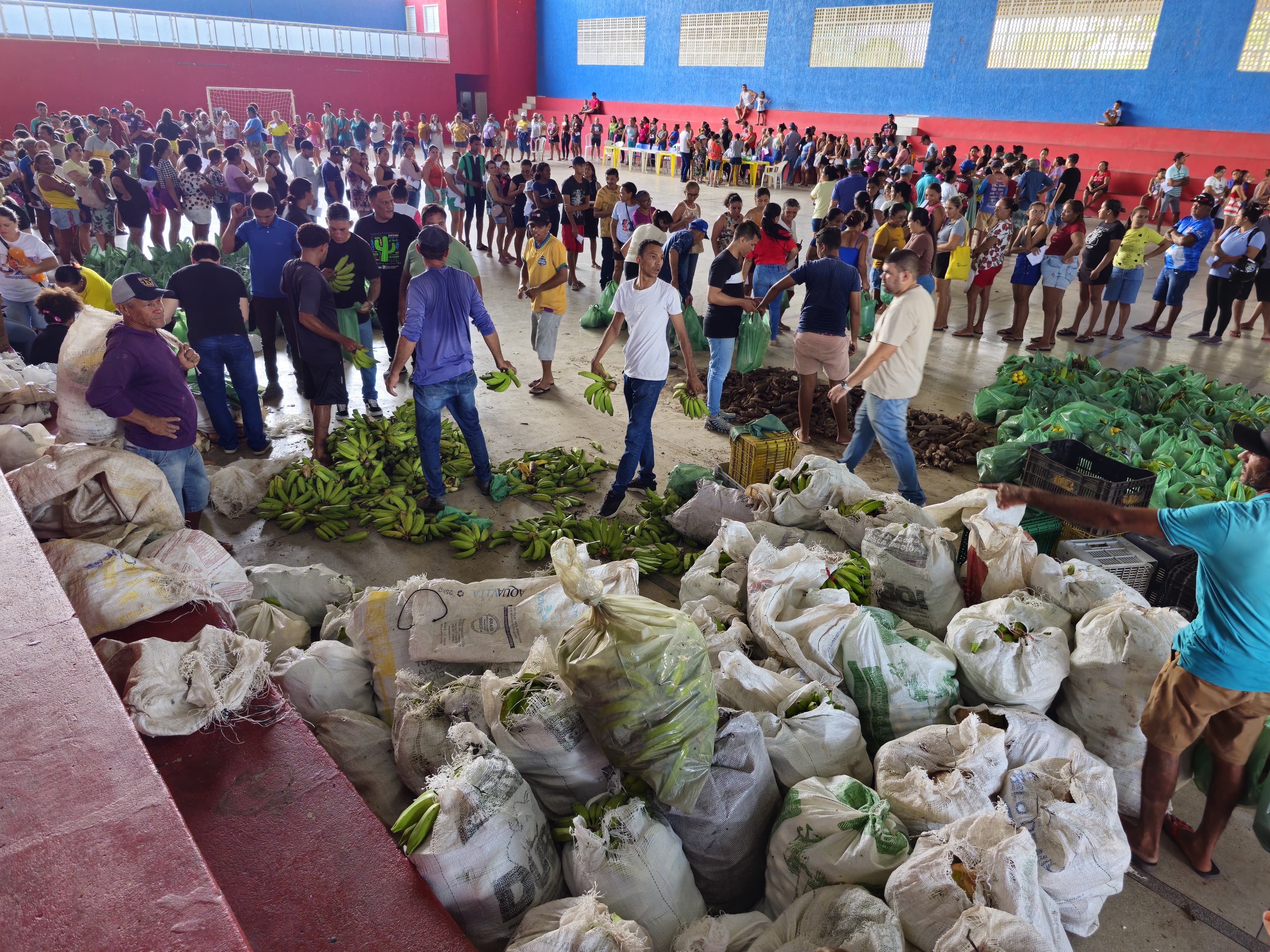 Prefeitura de Aparecida distribui 3,5 toneladas de alimentos para 600 famílias entre a zona rural e urbana do município 